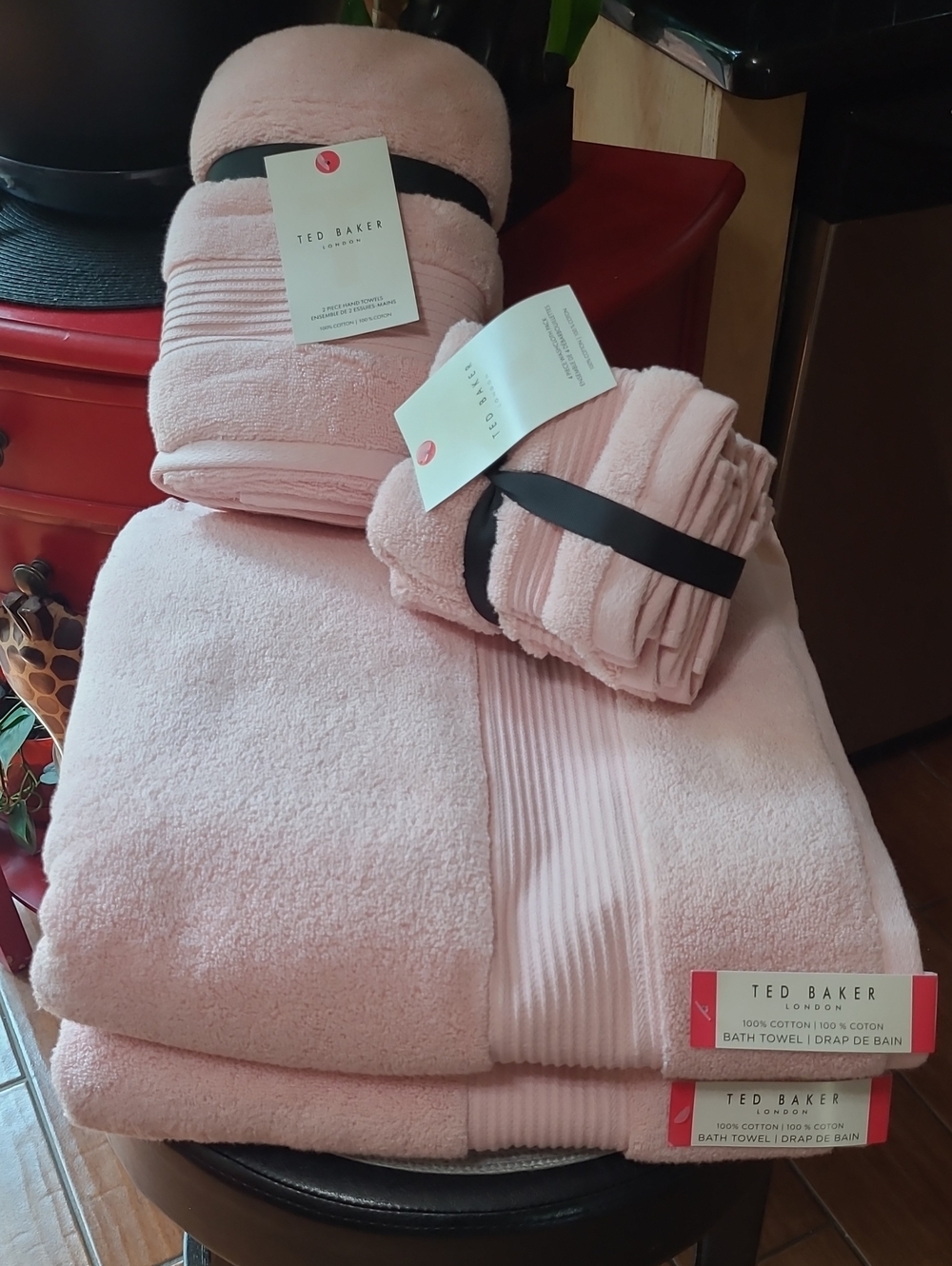 Ted Baker Plush Bath Towel Set